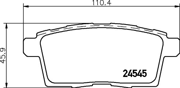 Textar 2454504 - Kit pastiglie freno, Freno a disco autozon.pro