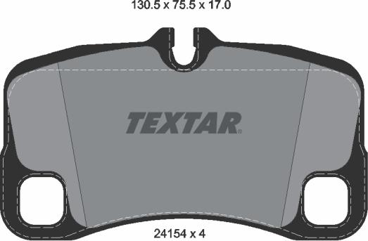 Textar 2415401 - Kit pastiglie freno, Freno a disco autozon.pro