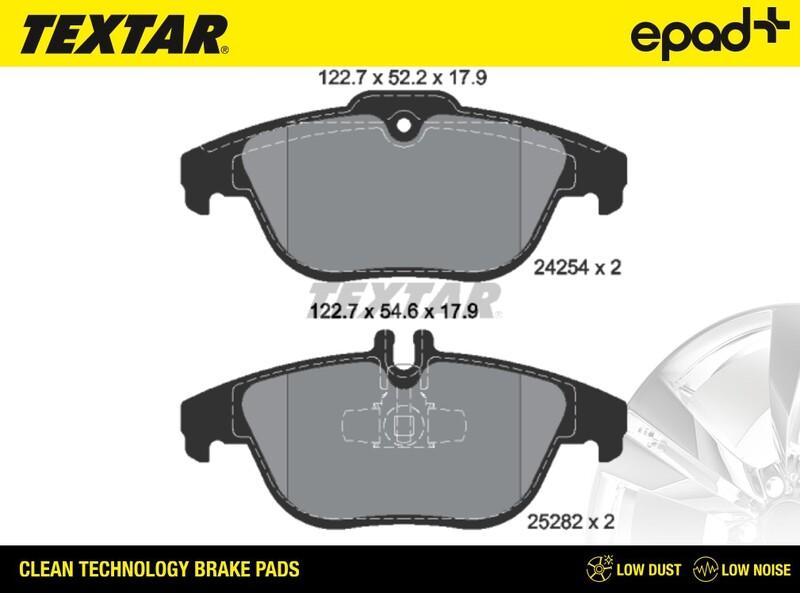 Textar 2425401CP - Kit pastiglie freno, Freno a disco autozon.pro