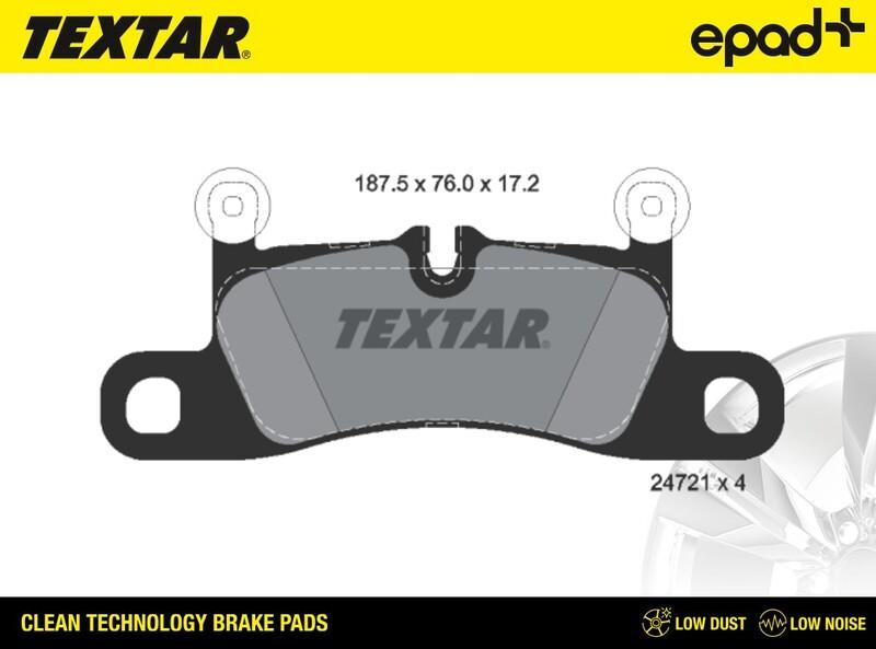 Textar 2472101CP - Kit pastiglie freno, Freno a disco autozon.pro