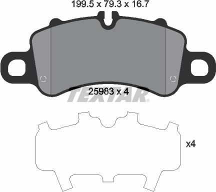 HELLA PAGID 355025601 - Kit pastiglie freno, Freno a disco autozon.pro