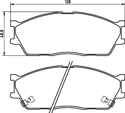 HELLA PAGID 355029161 - Kit pastiglie freno, Freno a disco autozon.pro