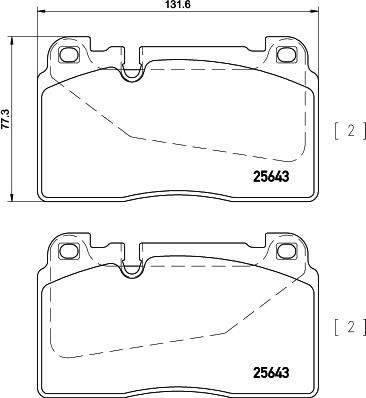 Textar 2564307 - Kit pastiglie freno, Freno a disco autozon.pro