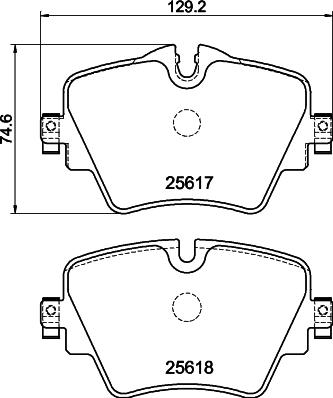 Textar 2561704 - Kit pastiglie freno, Freno a disco autozon.pro