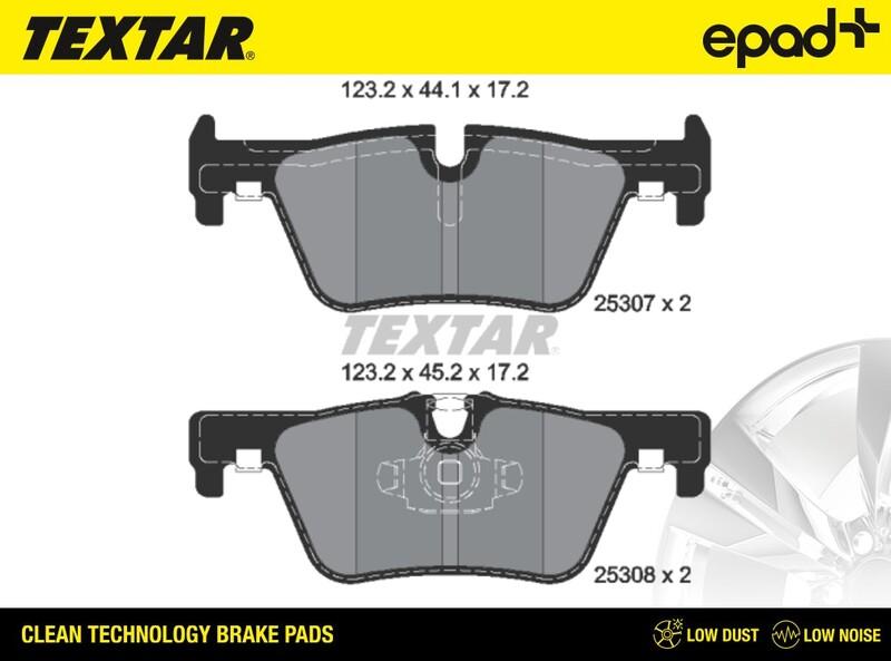 Textar 2530701CP - Kit pastiglie freno, Freno a disco autozon.pro