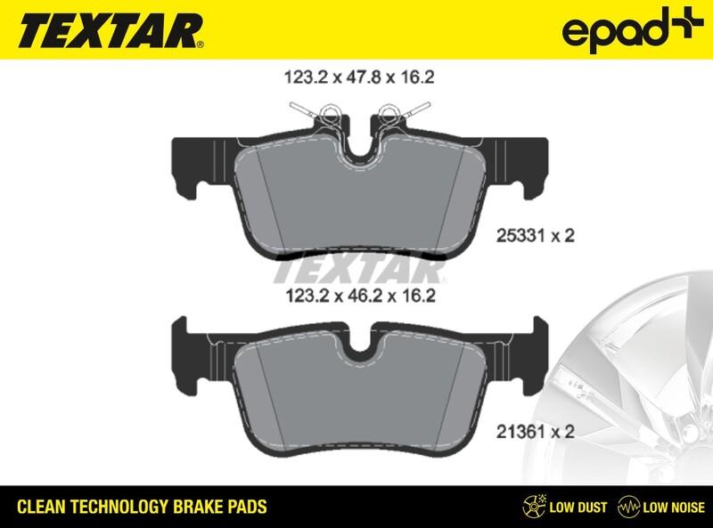 Textar 2533101CP - Kit pastiglie freno, Freno a disco autozon.pro