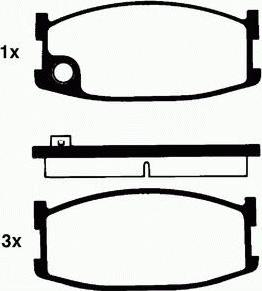 Textar 2068502 - Kit pastiglie freno, Freno a disco autozon.pro