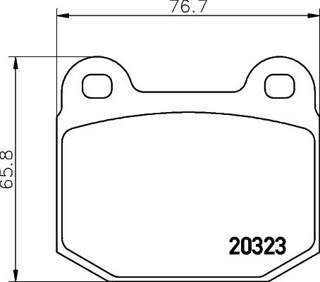 Textar 2032301 - Kit pastiglie freno, Freno a disco autozon.pro