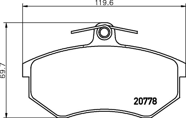 Textar 2077801 - Kit pastiglie freno, Freno a disco autozon.pro