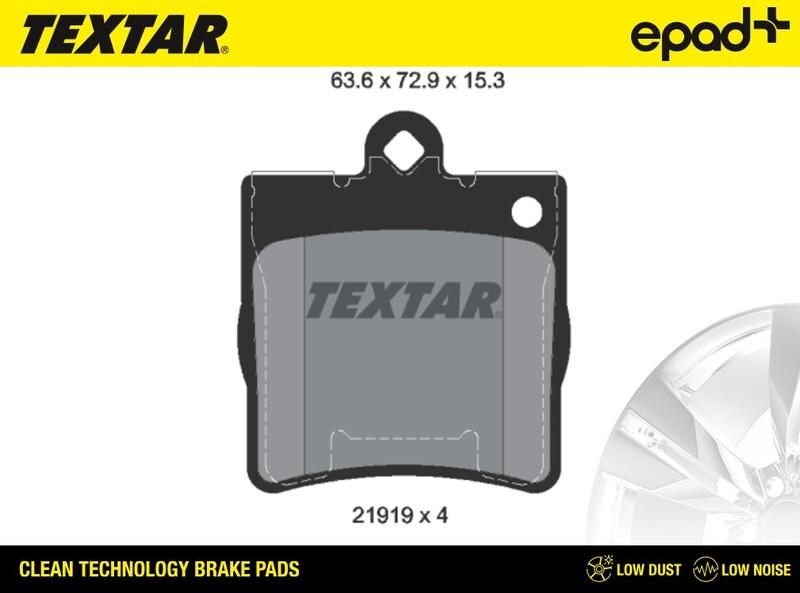 Textar 2191901CP - Kit pastiglie freno, Freno a disco autozon.pro