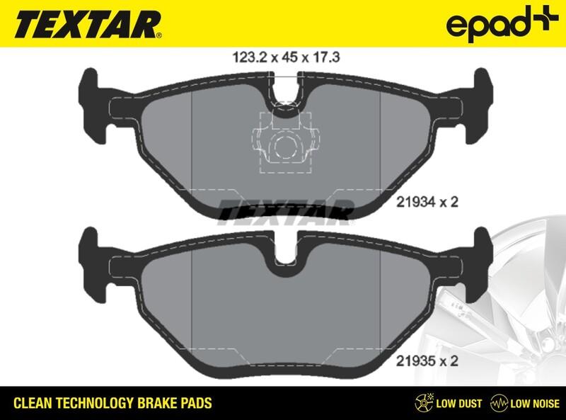 Textar 2193402CP - Kit pastiglie freno, Freno a disco autozon.pro