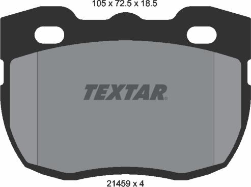 Textar 2145901 - Kit pastiglie freno, Freno a disco autozon.pro