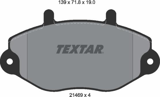 Textar 89002600 - Kit freno, Freno a disco autozon.pro