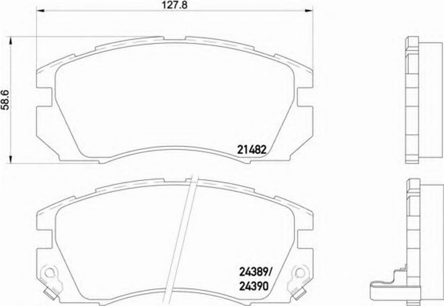 Textar 2148201 - Kit pastiglie freno, Freno a disco autozon.pro