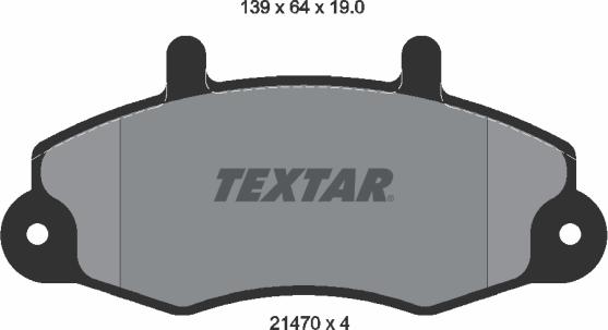 Textar 89002800 - Kit freno, Freno a disco autozon.pro