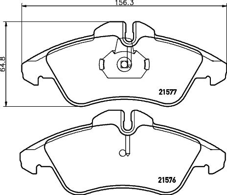 Textar 2157601 - Kit pastiglie freno, Freno a disco autozon.pro