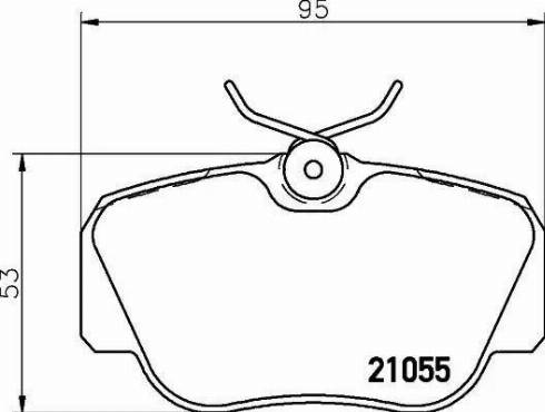 Textar 2105505 - Kit pastiglie freno, Freno a disco autozon.pro