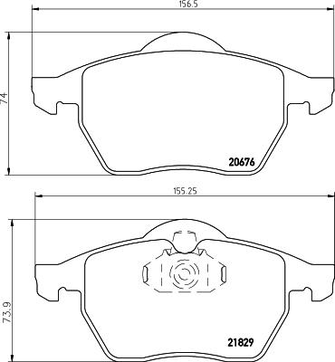 Textar 2182901 - Kit pastiglie freno, Freno a disco autozon.pro