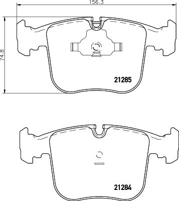 Textar 2128401 - Kit pastiglie freno, Freno a disco autozon.pro