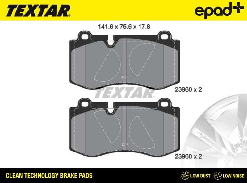 Textar 2396001CP - Kit pastiglie freno, Freno a disco autozon.pro