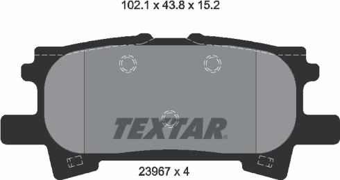 Textar 2396701 - Kit pastiglie freno, Freno a disco autozon.pro