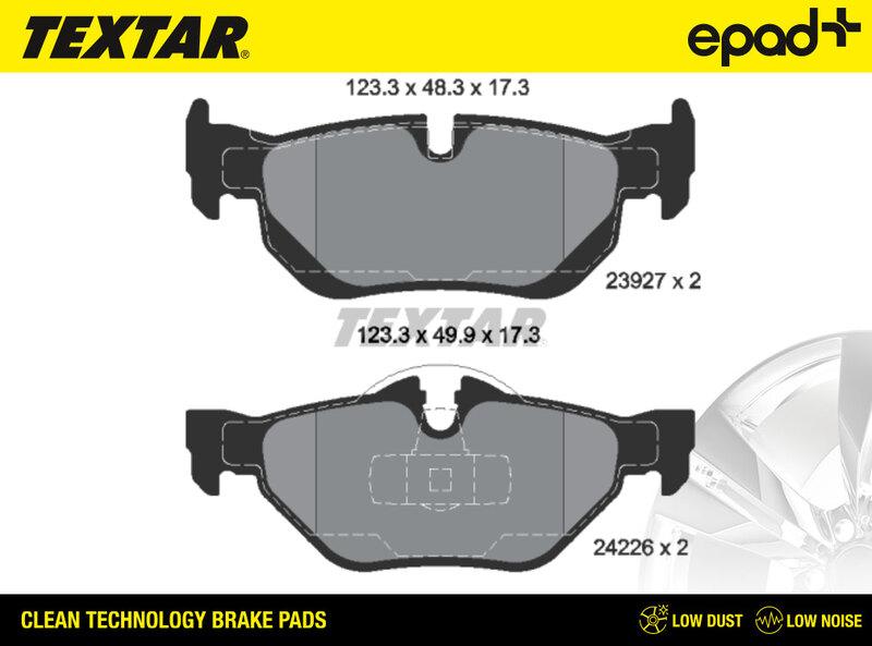 Textar 2392701CP - Kit pastiglie freno, Freno a disco autozon.pro