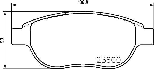 Textar 2360003 - Kit pastiglie freno, Freno a disco autozon.pro