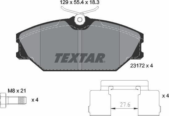 Textar 89005600 - Kit freno, Freno a disco autozon.pro