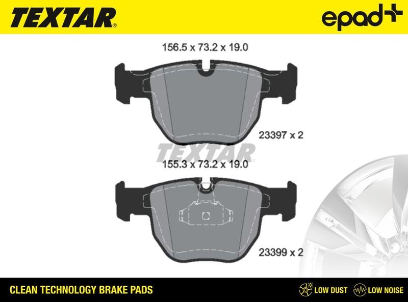 Textar 2339703CP - Kit pastiglie freno, Freno a disco autozon.pro