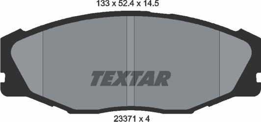 Textar 2337101 - Kit pastiglie freno, Freno a disco autozon.pro