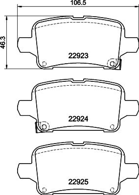 Textar 2292303 - Kit pastiglie freno, Freno a disco autozon.pro