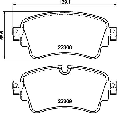 Textar 2230804 - Kit pastiglie freno, Freno a disco autozon.pro