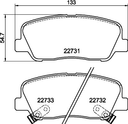 Textar 2273101 - Kit pastiglie freno, Freno a disco autozon.pro