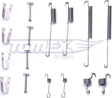 TOMEX brakes TX 40-43 - Kit accessori, Ganasce freno autozon.pro