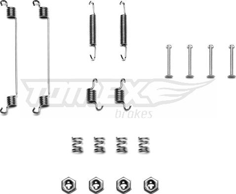 TOMEX brakes TX 40-09 - Kit accessori, Ganasce freno autozon.pro