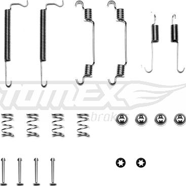 TOMEX brakes TX 40-05 - Kit accessori, Ganasce freno autozon.pro