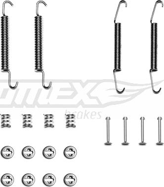 TOMEX brakes TX 40-06 - Kit accessori, Ganasce freno autozon.pro