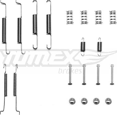 TOMEX brakes TX 40-01 - Kit accessori, Ganasce freno autozon.pro