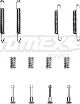 TOMEX brakes TX 40-02 - Kit accessori, Ganasce freno autozon.pro