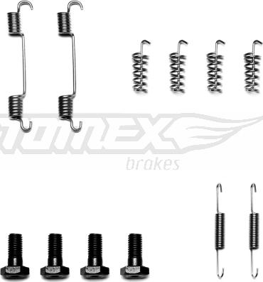 TOMEX brakes TX 40-07 - Kit accessori, Ganasce freno autozon.pro