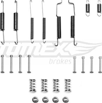 TOMEX brakes TX 40-15 - Kit accessori, Ganasce freno autozon.pro