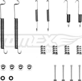 TOMEX brakes TX 40-18 - Kit accessori, Ganasce freno autozon.pro