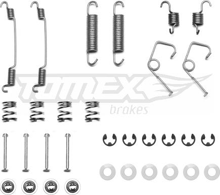 TOMEX brakes TX 40-39 - Kit accessori, Ganasce freno autozon.pro