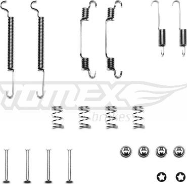 TOMEX brakes TX 40-34 - Kit accessori, Ganasce freno autozon.pro