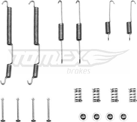 TOMEX brakes TX 40-29 - Kit accessori, Ganasce freno autozon.pro