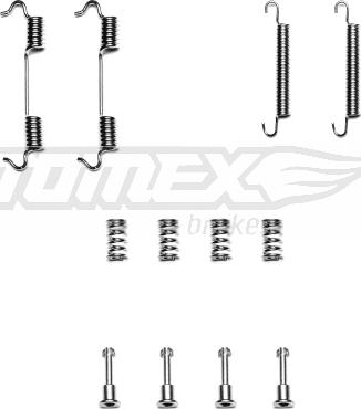 TOMEX brakes TX 40-24 - Kit accessori, Ganasce freno autozon.pro