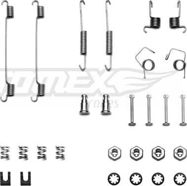 TOMEX brakes TX 40-25 - Kit accessori, Ganasce freno autozon.pro