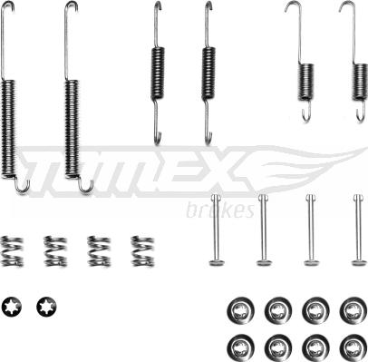 TOMEX brakes TX 40-26 - Kit accessori, Ganasce freno autozon.pro