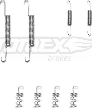 TOMEX brakes TX 40-28 - Kit accessori, Ganasce freno autozon.pro