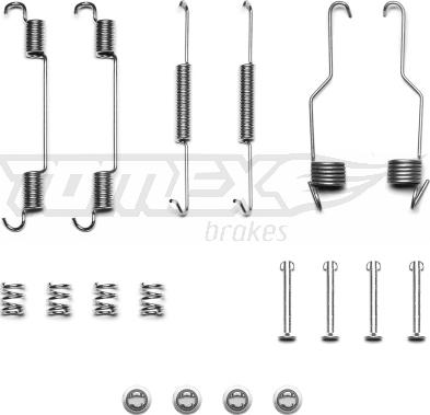 TOMEX brakes TX 40-78 - Kit accessori, Ganasce freno autozon.pro